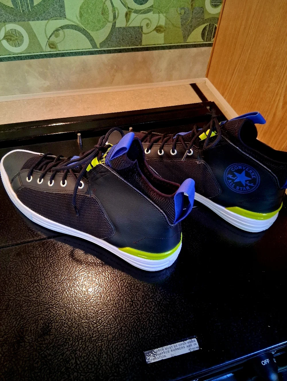 Converse Chuck Taylor All Star CX High Top Black/Blue/Neon - Men’s 11.5 171680C - Picture 2 of 8